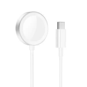 Incarcator Wireless Hoco CW39C p/u Apple Watch 1-7/se [White]